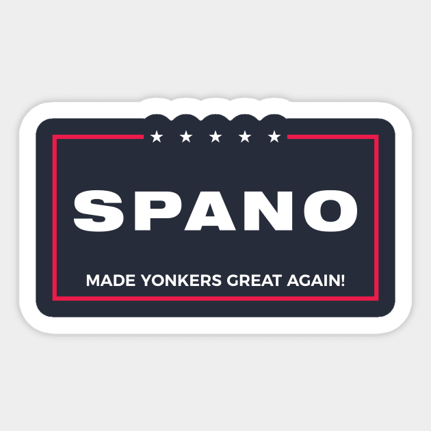 SPANO - Made Yonkers Great Again! Sticker by JP